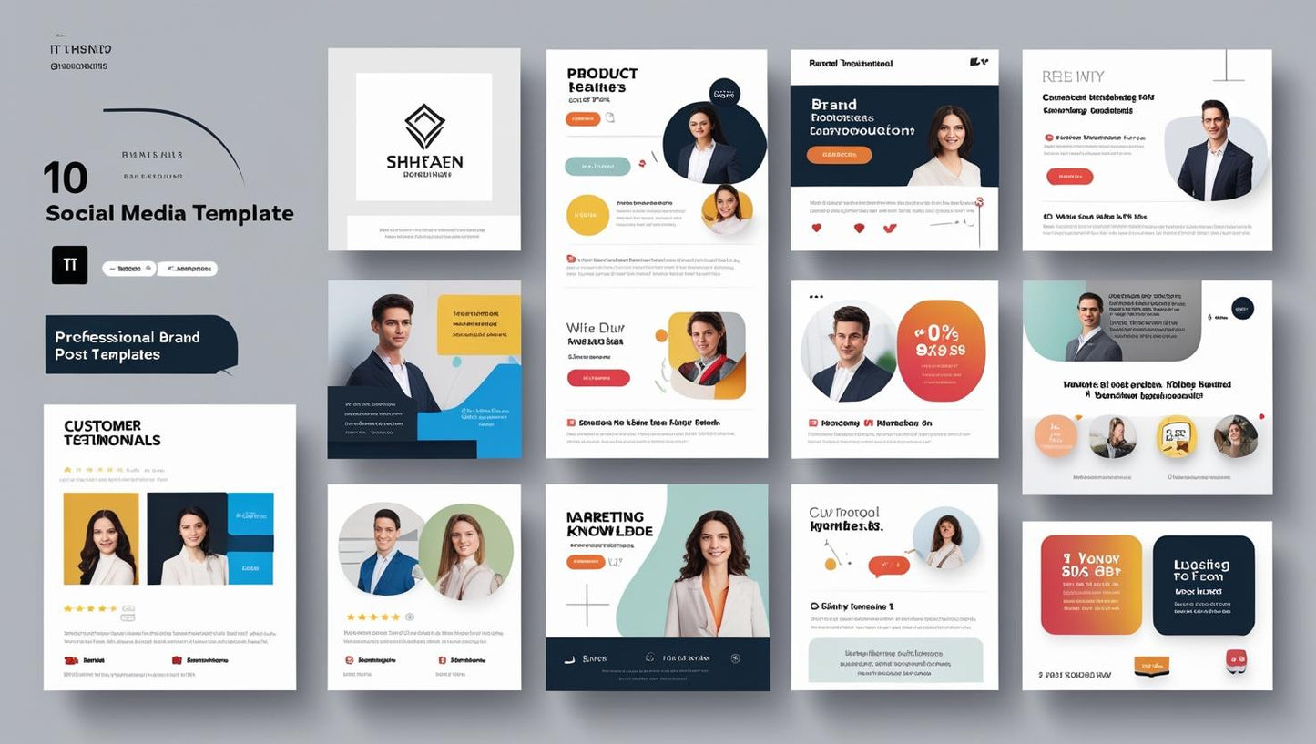 Social Starter Kit – 10 Templates + Guidebook